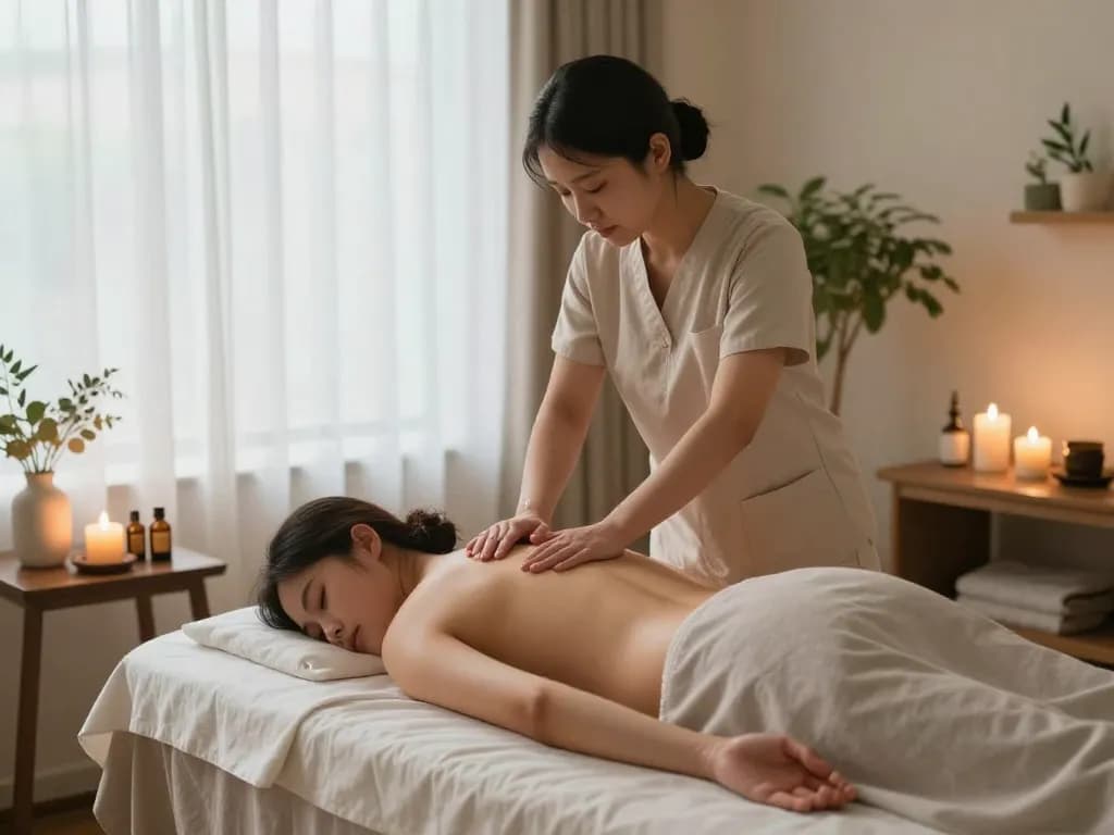 궁극의 휴식을 위해 관악스웨디시를 강조하는 고요한 웰빙 스튜디오에서의 편안한 스웨디시 마사지 경험.