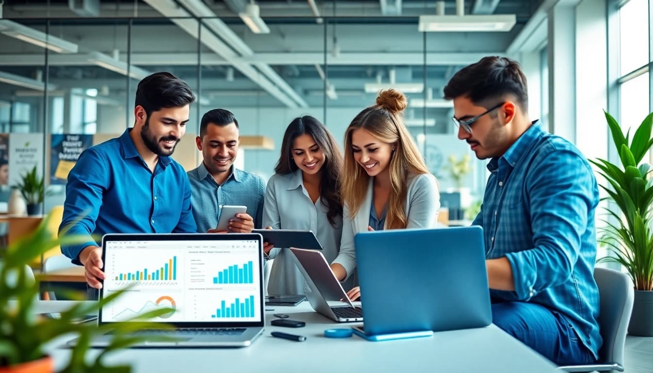 Enhance your business with our comprehensive services seo strategies and team collaboration in action.