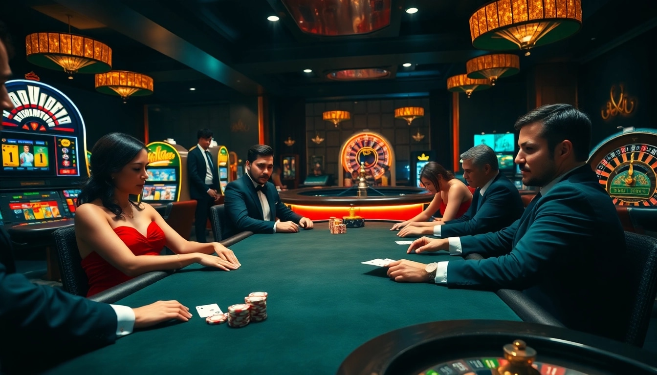 Vivez l'excitation du casino en ligne Français avec une action vibrante de poker et de roulette.