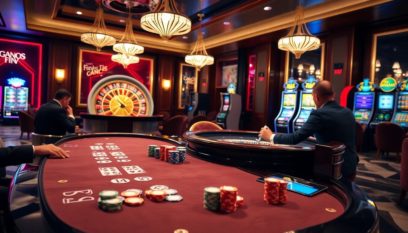 Action intense de poker dans un casino en ligne Français, mettant en avant l'excitation et le jeu professionnel.