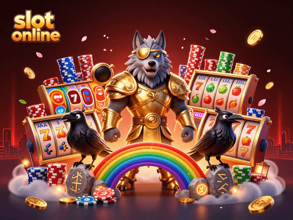 Experience thrilling gameplay with slot online featuring mystical Norse characters and vibrant casino elements.