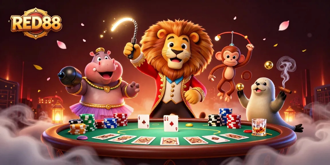 Experience thrilling games and rich visuals at RED88, a lively casino paradise.
