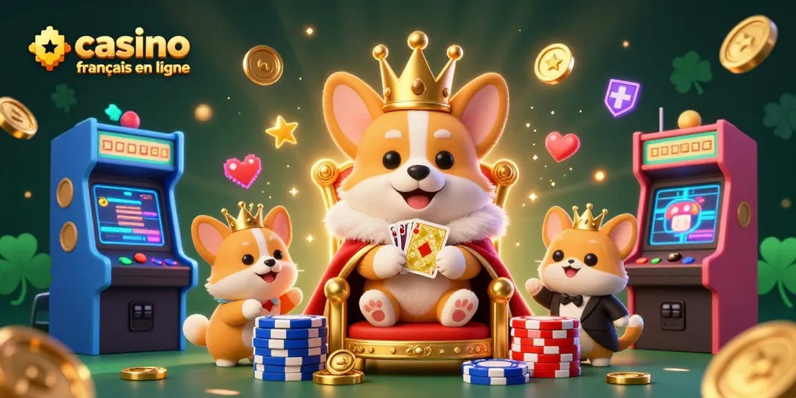 Jouez avec les meilleurs sur le casino francais en ligne dans une illustration riche et dynamique.