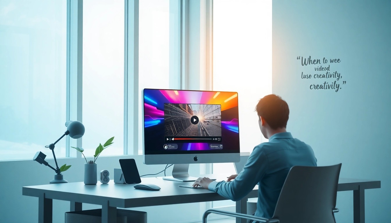 Experience the video to promptgenerator technology with vibrant AI video prompts and a modern workspace.