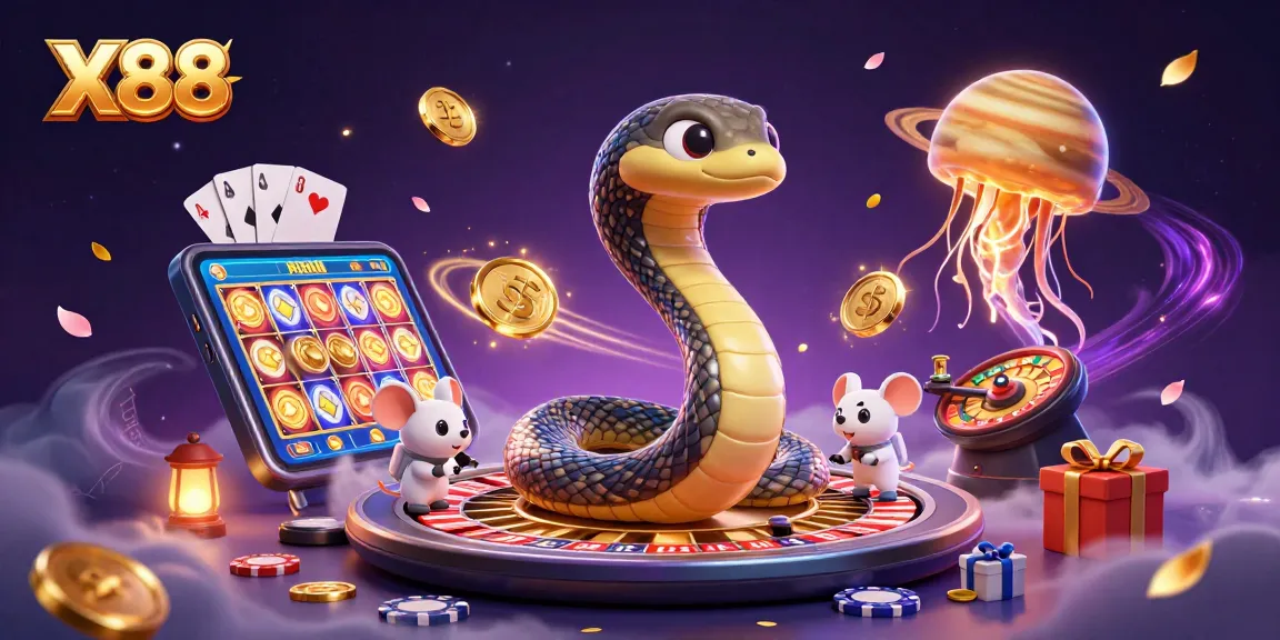 X88 players engage with vibrant cosmic casino games, betting on a unique roulette wheel.