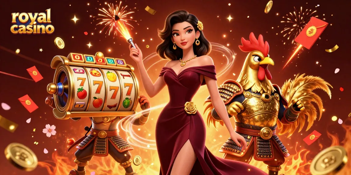 Experience excitement with royal casino's vibrant slot gameplay featuring rich visuals and dynamic elements.
