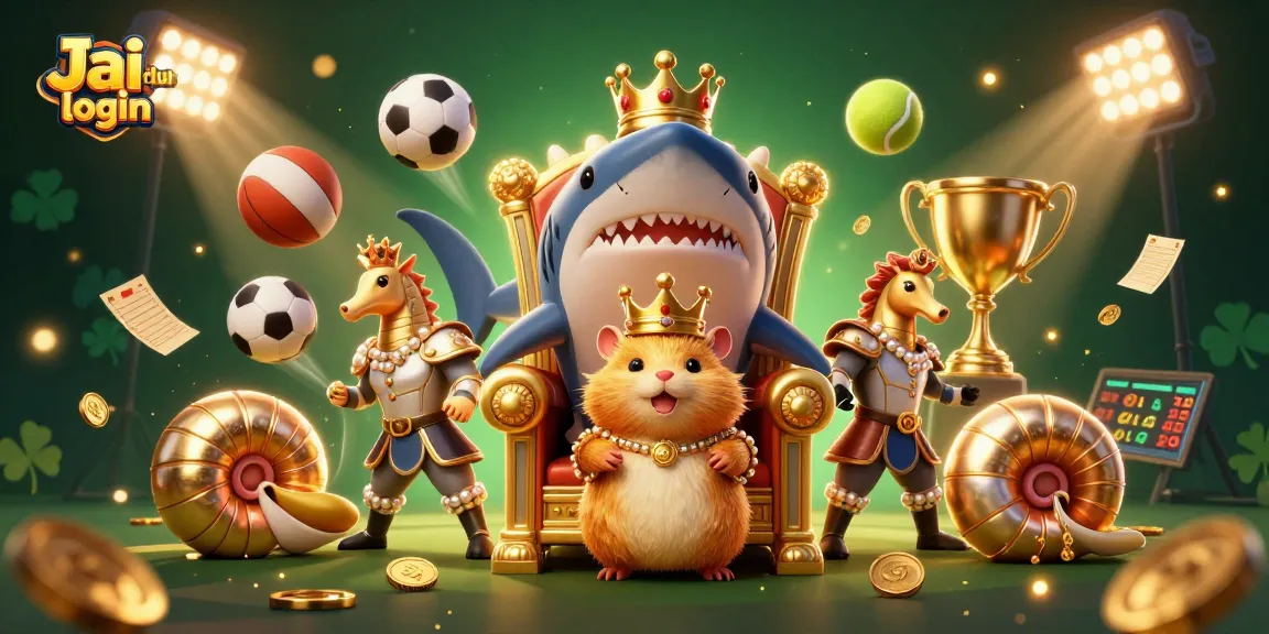 Play lottery games and enjoy fast Jai club login access with exciting features in a vibrant illustration.