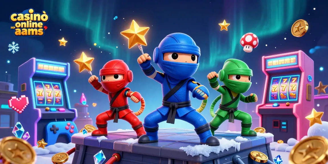 Vivi un'azione emozionante in una scena vibrante di casinò online non AAMS con camaleonti sincronizzati tra giochi abbaglianti.