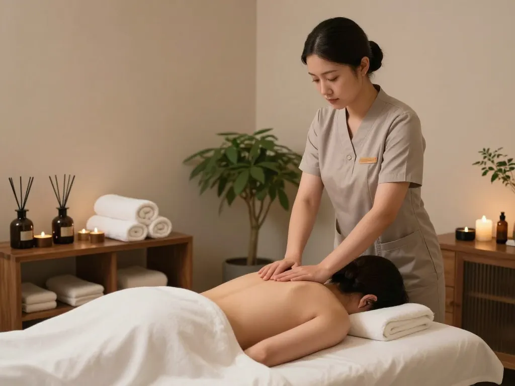 Experience the serenity of a 관악스웨디시 massage in a calming spa setting.