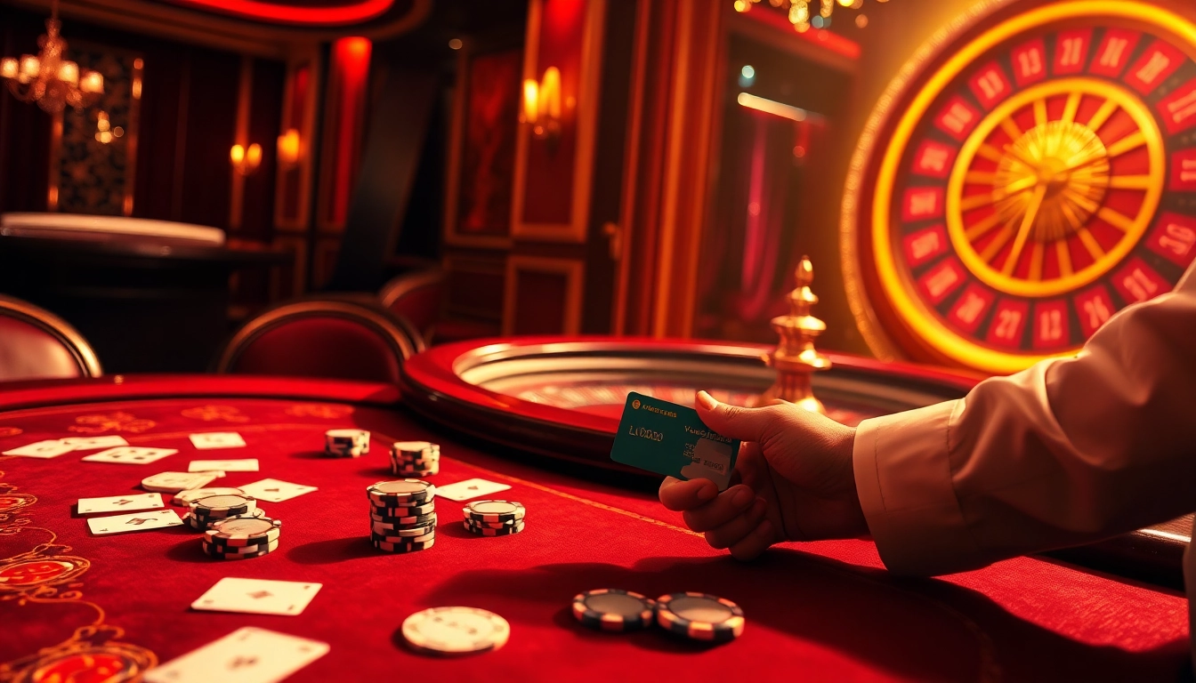Experience the excitement of gambling with 상품권신용카드 at a luxurious casino.