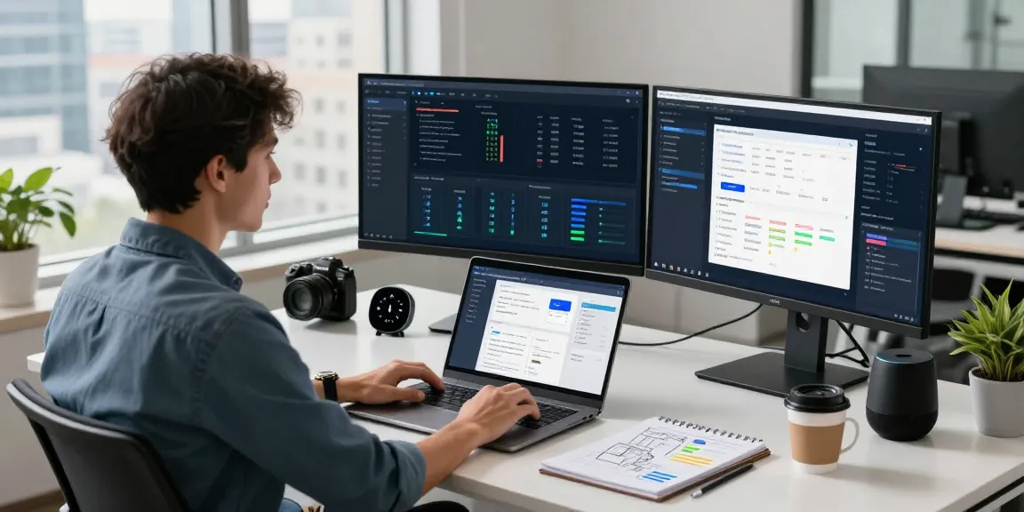 IT professional using waygrid for API management at an innovative tech workspace
