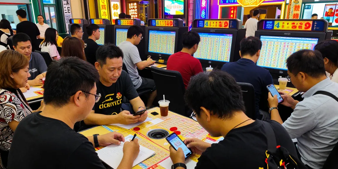 Suasana malam yang dinamis di Macau dengan pemain togel aktif, menampilkan angka untung dan prediksi yang mengasyikkan.