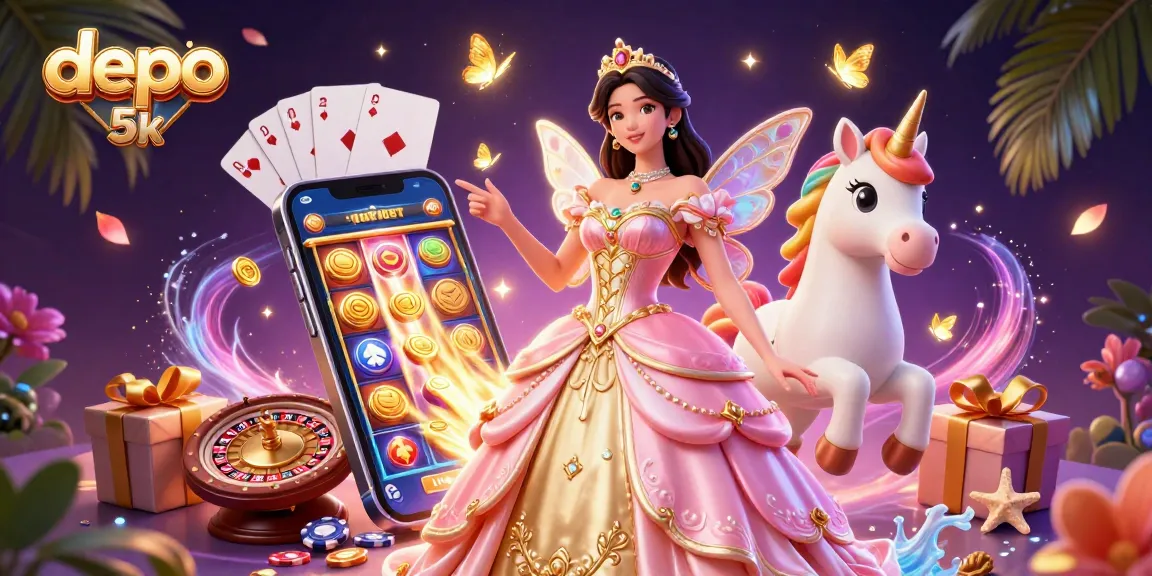 Experience the excitement of depo 5k with stunning slots and shining visuals.