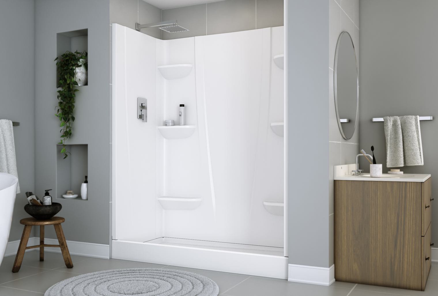 Paroi de douche à l'italienne : idées déco pour transformer votre salle de bain