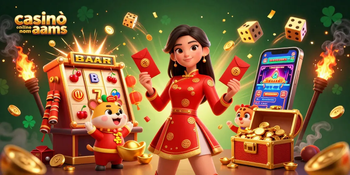 Gira i rulli nei casinò online non AAMS, con una vibrante celebrazione a tema asiatico ricca di simboli festivi ed elementi del casinò.