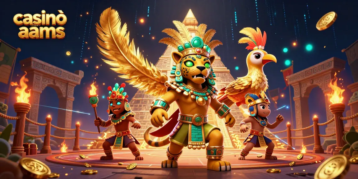 Scopri il vibrante mondo dei casinò online non AAMS con una scena epica che presenta un sacerdote giaguaro maya e tesori d'oro.