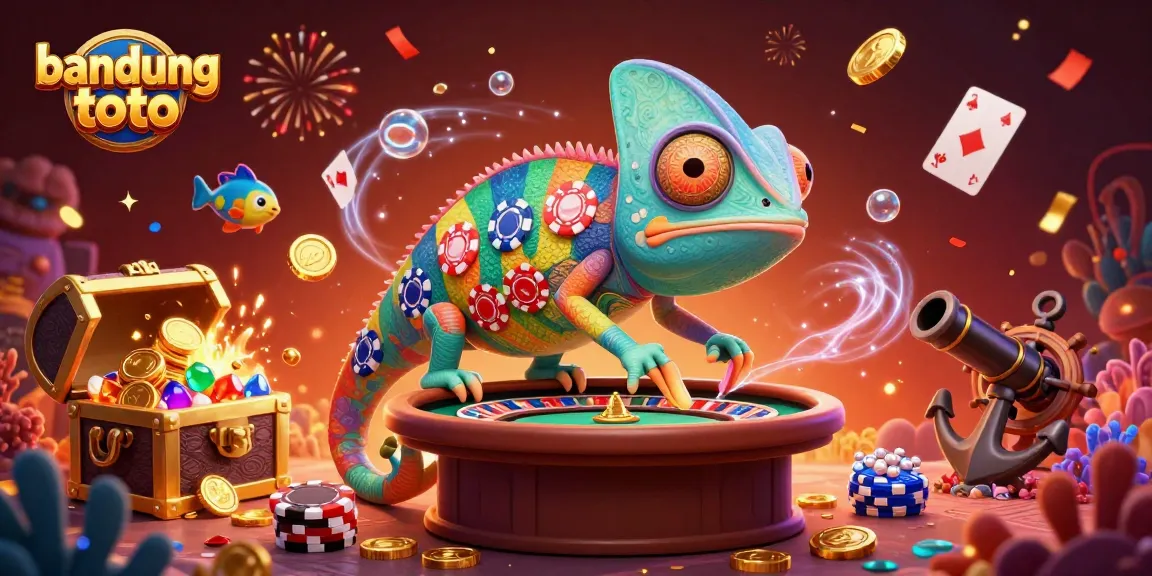 Engage in bandung toto adventures with vibrant 3D casino characters amidst treasure and excitement.