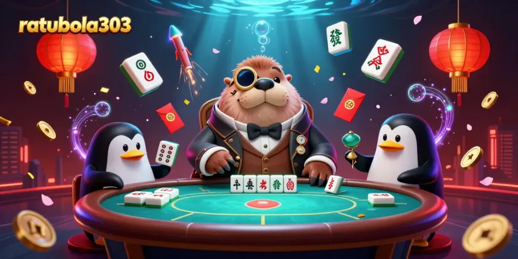 Gambarkan permainan kartu dengan ratubola303 dalam ilustrasi kasino yang menarik