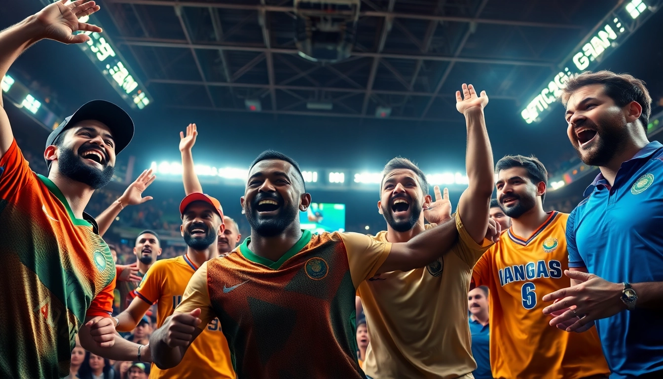 Engaging visual of best sports betting sites India highlighting athletic excitement and digital interfaces.