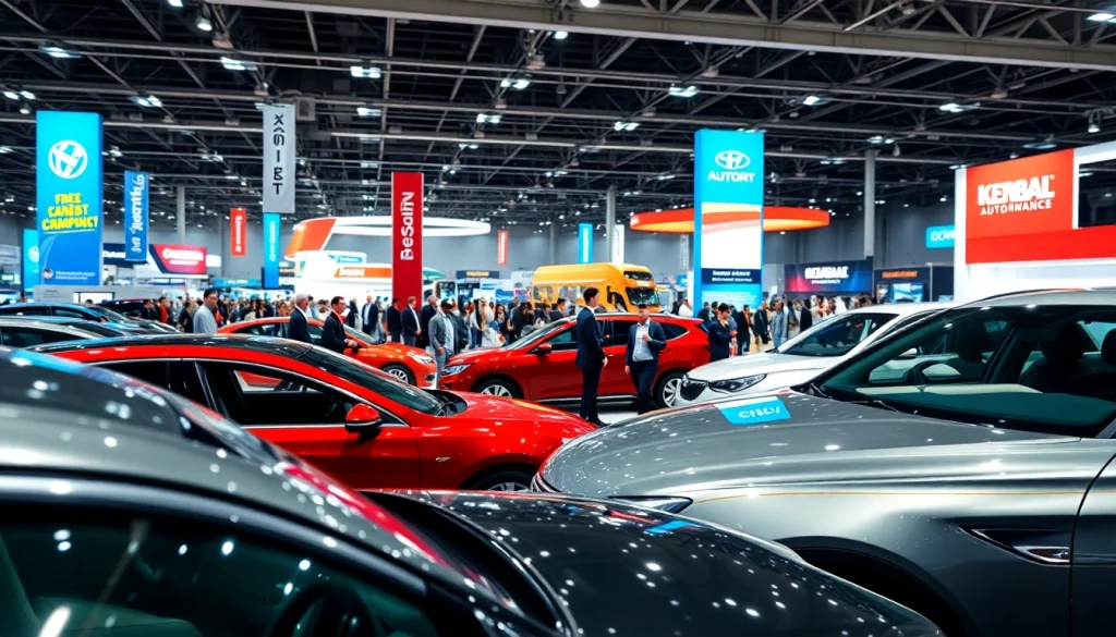 Exciting showcase at the Auto Cars Show with dynamic displays and enthusiastic crowd engagement.