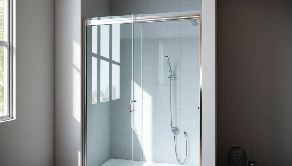 Découvrez une paroi de douche 150x200 avec design épuré et verre sécurisé dans une salle de bains moderne.