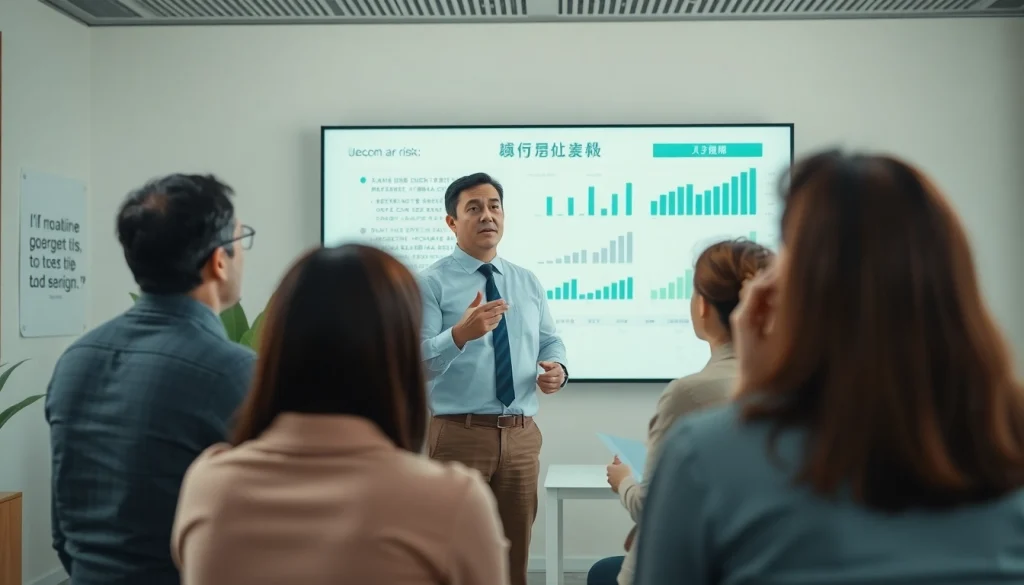 카드깡의 위험성을 설명하는 전문가와 청중의 상호작용 장면