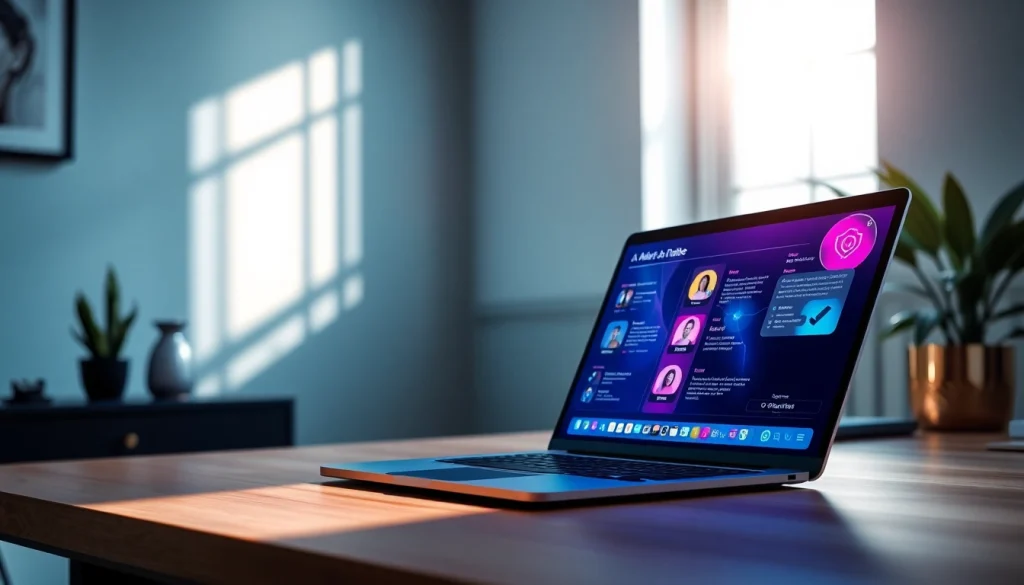 Experience the best nsfw ai at a modern digital workspace showcasing engaging AI technology.