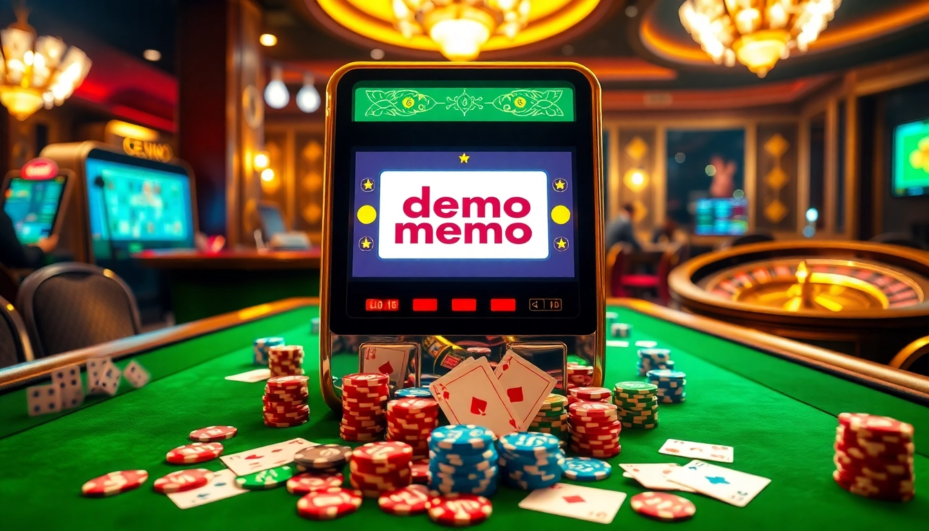 Rasakan sensasi slot demo Mahjong dengan keping kasino berwarna-warni dan suasana mewah.