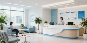 Hair transplant Turkey clinic featuring patient care and doctor consultation.